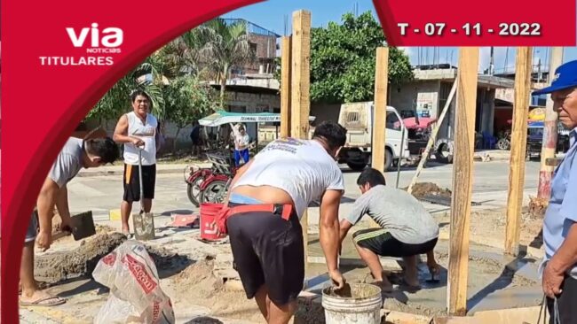 Titulares 07 de noviembre del 2022 – VIA Noticias de Tarapoto Titulares 07 de noviembre del 2022 – VIA Noticias de Tarapoto