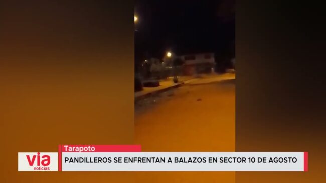 Pandilleros se enfrentan a balazos en sector 10 de Agosto Pandilleros se enfrentan a balazos en sector 10 de Agosto