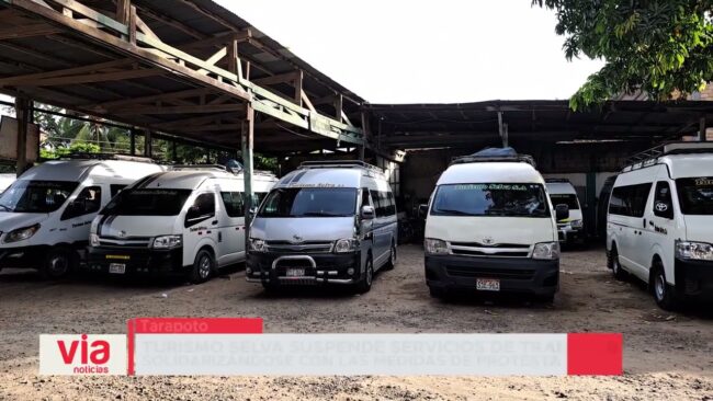 Turismo Selva suspende servicio de transporte solidarizándose con las medidas de protesta Turismo Selva suspende servicio de transporte solidarizándose con las medidas de protesta