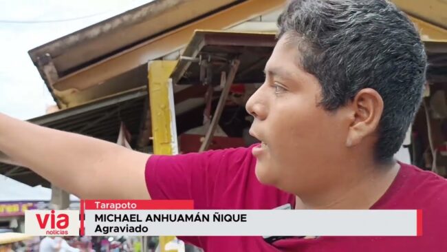 Delincuentes roban en quiosco de diarios del barrio Comercio de Tarapoto