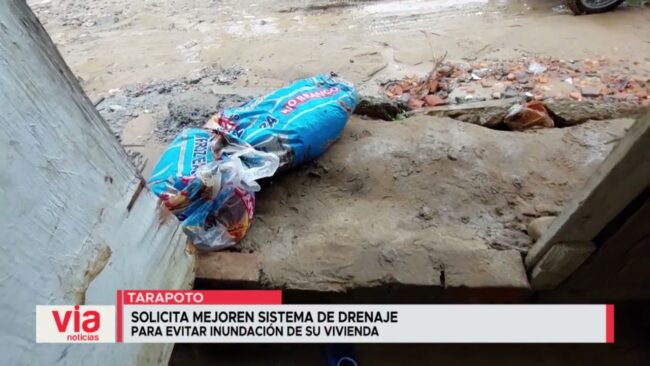 Solicita mejoren sistema de drenaje para evitar inundación de su vivienda Solicita mejoren sistema de drenaje para evitar inundación de su vivienda