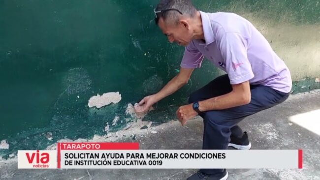 Solicitan ayuda para mejorar condiciones de Institución Educativa 0019 Solicitan ayuda para mejorar condiciones de Institución Educativa 0019