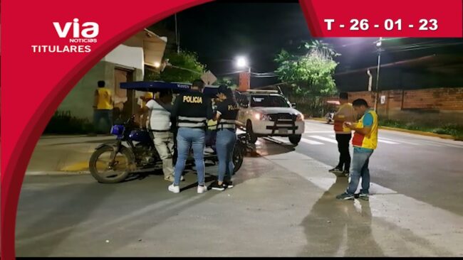 Titulares jueves 26 de enero del 2023 – VIA Noticias de Tarapoto Titulares jueves 26 de enero del 2023 – VIA Noticias de Tarapoto