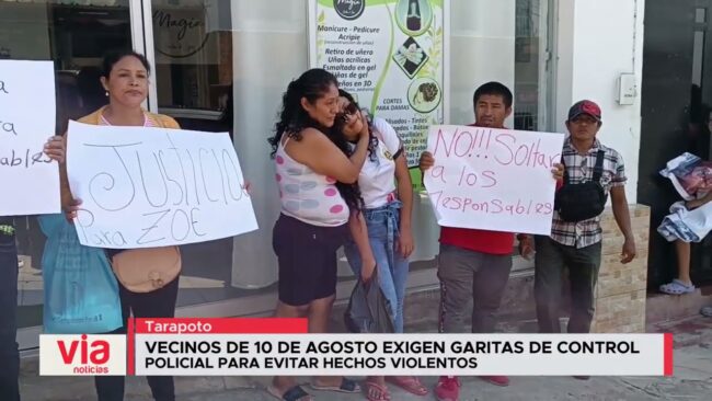 Vecinos de 10 de Agosto exigen garitas de control policial para evitar hechos violentos Vecinos de 10 de Agosto exigen garitas de control policial para evitar hechos violentos