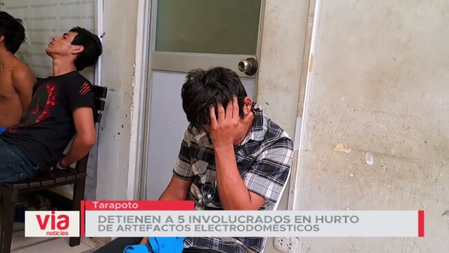 Detienen a 5 involucrados en el hurto de artefactos electrodomésticos Detienen a 5 involucrados en el hurto de artefactos electrodomésticos