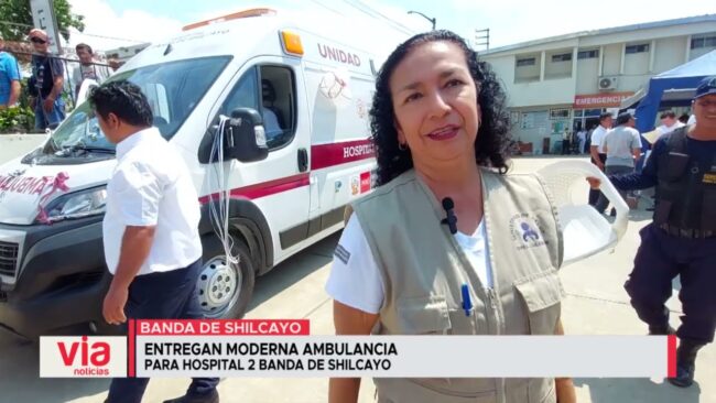 Entregan moderna ambulancia para Hospital 2 Banda de Shilcayo