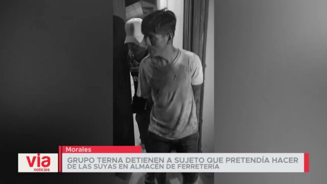 Grupo terna detienen a sujeto que pretendía hacer de las suyas en almacén de ferretería Grupo terna detienen a sujeto que pretendía hacer de las suyas en almacén de ferretería