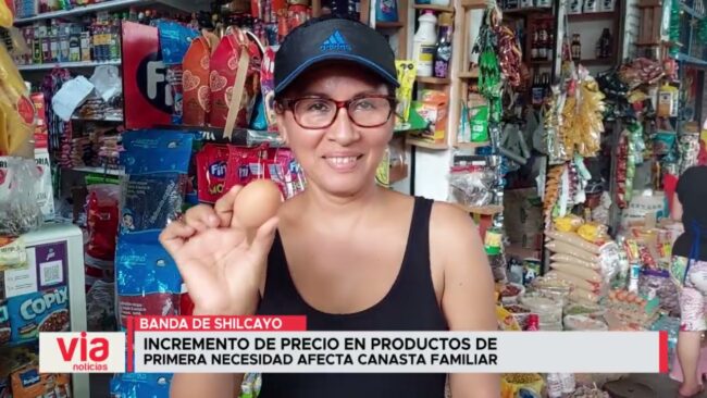 Incremento de precio en productos de primera necesidad afecta canasta familiar Incremento de precio en productos de primera necesidad afecta canasta familiar