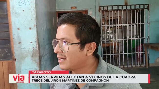 Aguas servidas afectan a vecinos de la cuadra trece del Jr. Martínez de Compagñon Aguas servidas afectan a vecinos de la cuadra trece del Jr. Martínez de Compagñon
