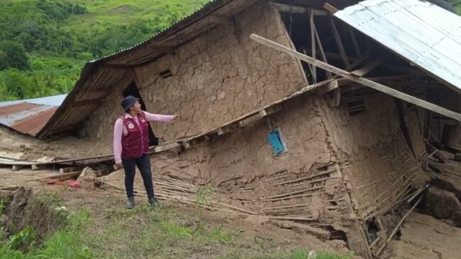 Decenas de familias se quedan sin viviendas tras hundimiento de suelo