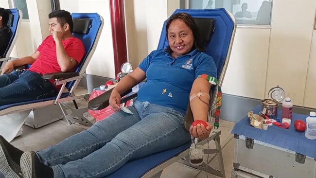 Hospital de Moyobamba recolecta 60 unidades  de sangre durante campaña de donación