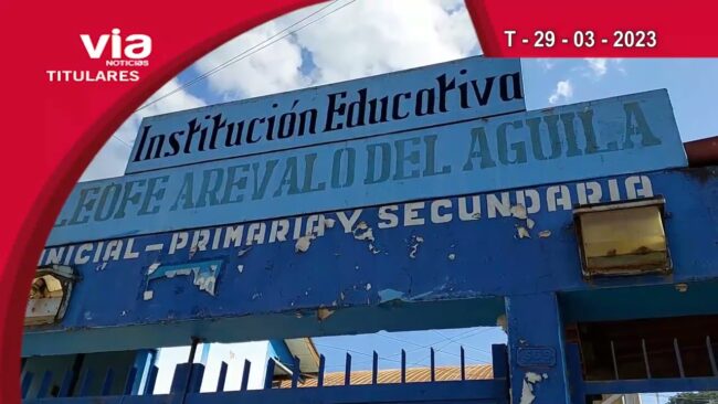 Titulares 29 de marzo del 2023 – VIA Noticias de Tarapoto