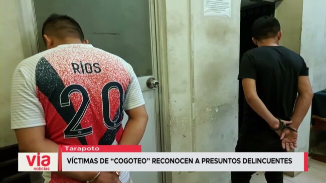 Víctimas de “cogoteo” reconocen a presuntos delincuentes Víctimas de “cogoteo” reconocen a presuntos delincuentes