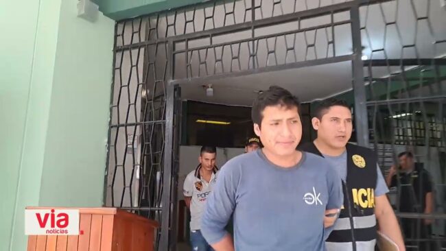 Detienen a dos sujetos sindicados de asaltar  a transeúntes con palos y piedras