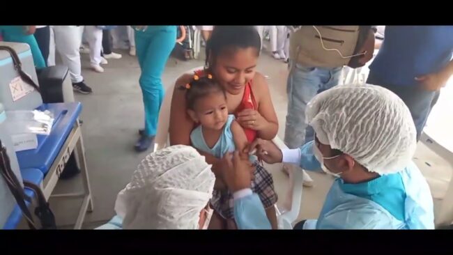 Semana de la vacunación en las Américas fue inaugurada en Yurimaguas por ministra de salud