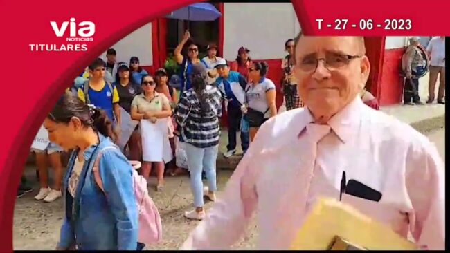 Titulares 27 de junio del 2023 – VIA Noticias de Tarapoto Titulares 27 de junio del 2023 – VIA Noticias de Tarapoto