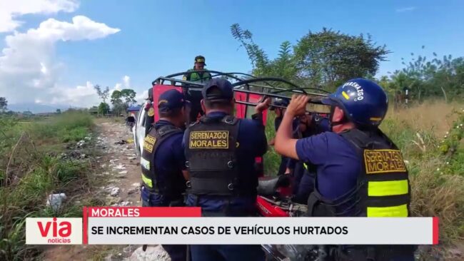 Se incrementan casos de vehículos hurtados en Morales