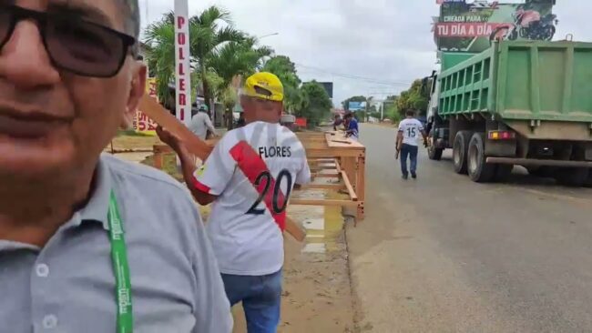 Inician trabajos de acondicionamiento en avenida La Peruanidad para celebrar Fiestas Patrias