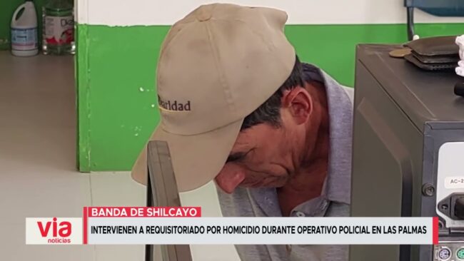 Intervienen a requisitoriado por homicidio durante operativo policial en Las Palmas