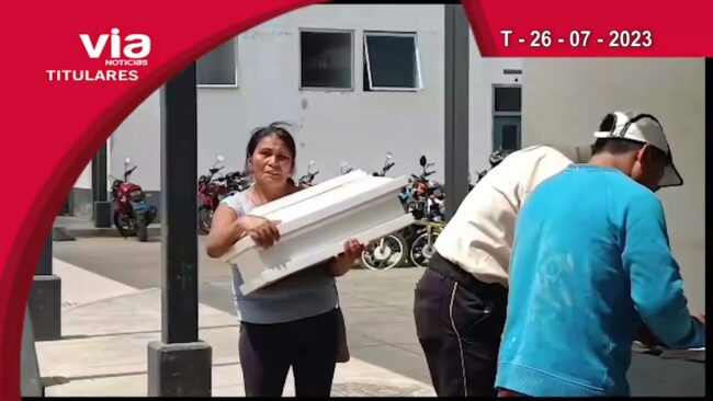 Titulares miércoles 26 de julio del 2023 – VIA Noticias de Tarapoto Titulares miércoles 26 de julio del 2023 – VIA Noticias de Tarapoto
