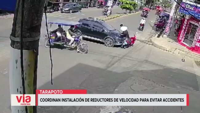Coordinan instalación de reductores de velocidad para evitar accidentes Coordinan instalación de reductores de velocidad para evitar accidentes