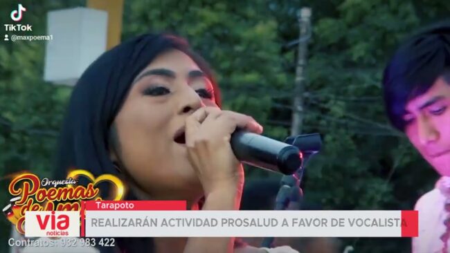 Realizarán actividad prosalud a favor de vocalista Realizarán actividad prosalud a favor de vocalista