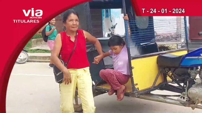 Titulares 24 de Enero del 2024 – VIA Noticias de Tarapoto Titulares 24 de Enero del 2024 – VIA Noticias de Tarapoto