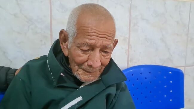 Anciano natural de San José de Sisa varado en Chachapoyas busca a sus familiares