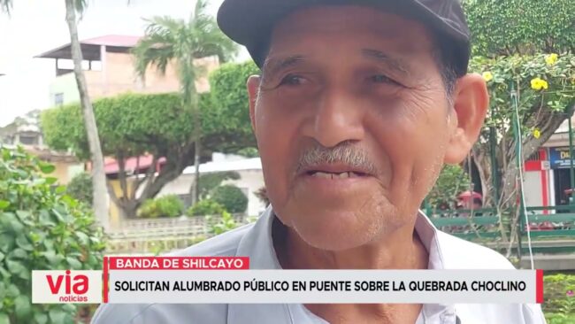 Solicitan alumbrado público en puente sobre la quebrada Choclino Solicitan alumbrado público en puente sobre la quebrada Choclino