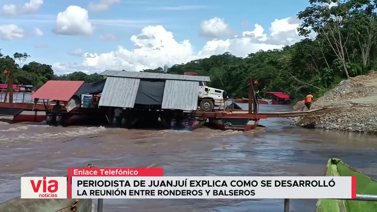 Rondaros Periodista de Juanjuí explica cómo se desarrolló la reunión entre ...