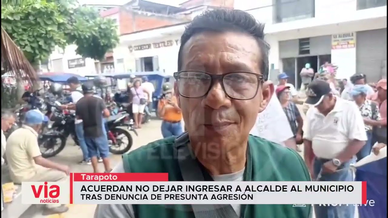 Acuerdan no dejar ingresar a alcalde al municipio tras denuncia de presunta agresión Acuerdan no dejar ingresar a alcalde al municipio tras denuncia de presunta agresión