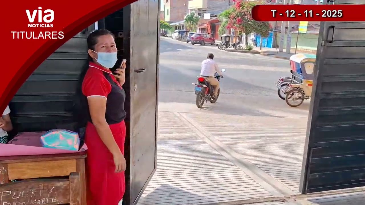 Titulares 12 de noviembre de 2025 – VIA Noticias de Tarapoto Titulares 12 de noviembre de 2025 – VIA Noticias de Tarapoto