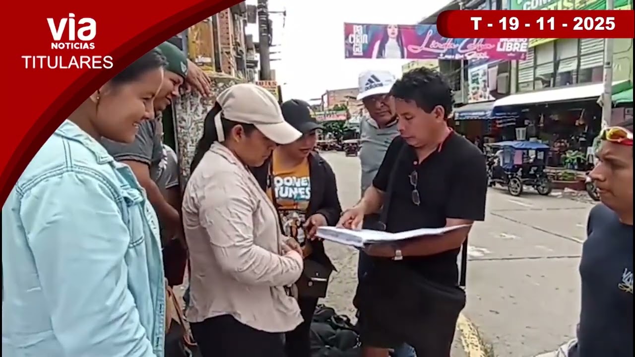 Titulares 19 de noviembre de 2025 – VIA Noticias de Tarapoto Titulares 19 de noviembre de 2025 – VIA Noticias de Tarapoto