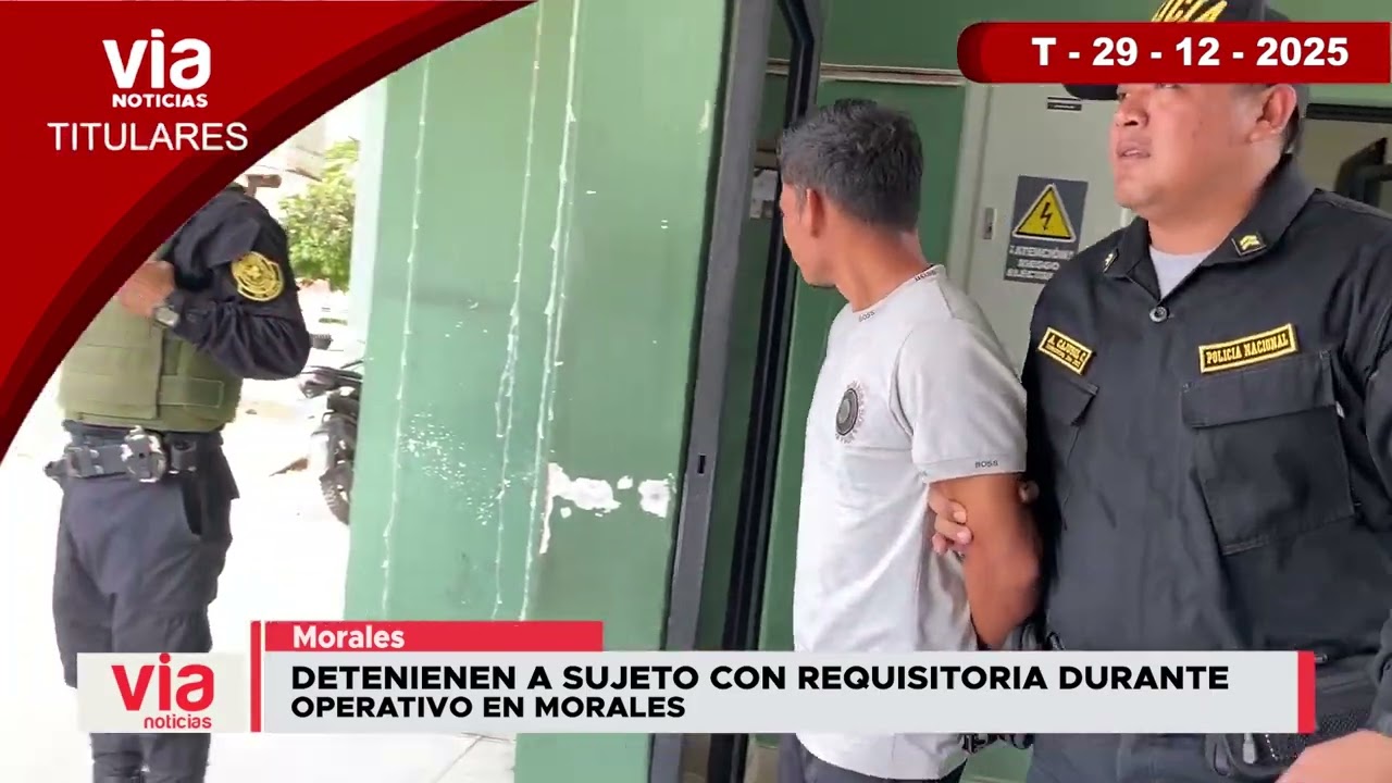 Titulares 29 de diciembre de 2025 – VIA Noticias de Tarapoto Titulares 29 de diciembre de 2025 – VIA Noticias de Tarapoto