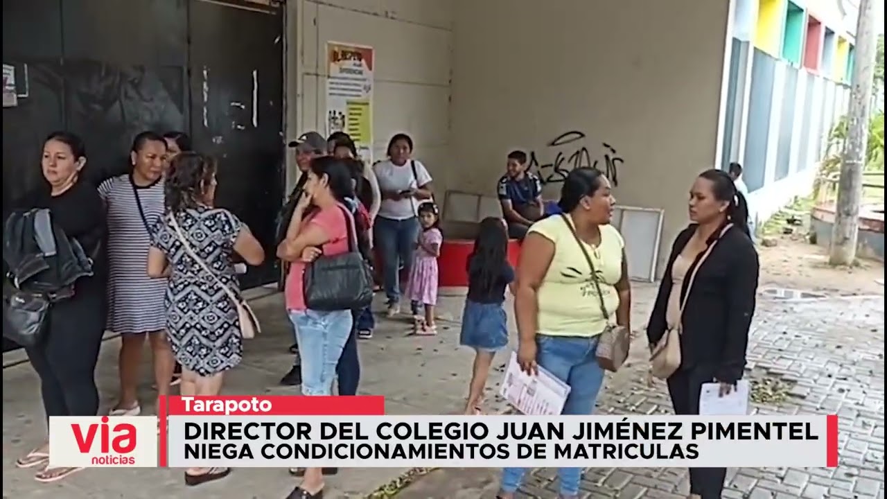 Director del colegio Juan Jiménez Pimentel niega condicionamientos de matrículas Director del colegio Juan Jiménez Pimentel niega condicionamientos de matrículas