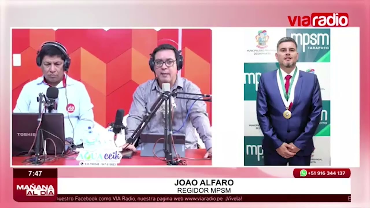 Regidor Joao Alfaro se pronuncia sobre el caso de la alcaldesa Lluni Perea Regidor Joao Alfaro se pronuncia sobre el caso de la alcaldesa Lluni Perea