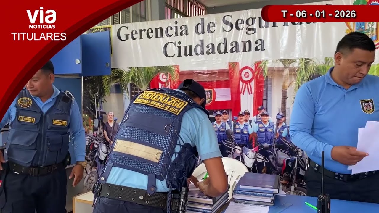Titulares 06 de enero de 2025 – VIA Noticias de Tarapoto Titulares 06 de enero de 2025 – VIA Noticias de Tarapoto