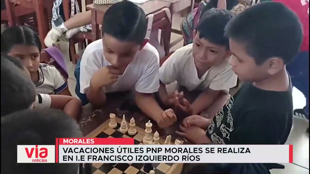 Vacaciones Útiles PNP Morales se realiza en I.E Francisco Izquierdo Ríos Vacaciones Útiles PNP Morales se realiza en I.E Francisco Izquierdo Ríos