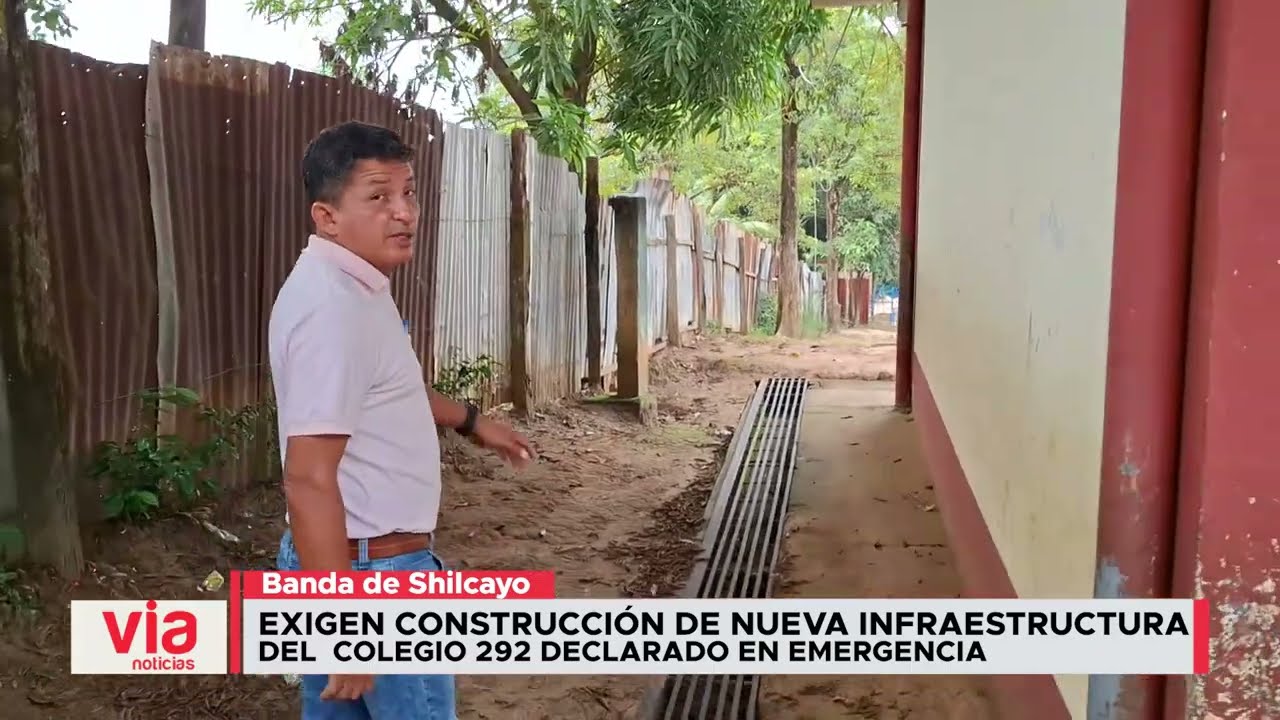Exigen construcción de nueva infraestructura del colegio 292 declarado en emergencia Exigen construcción de nueva infraestructura del colegio 292 declarado en emergencia