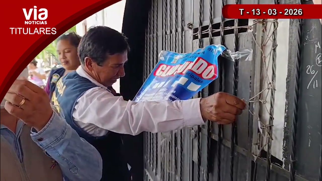 Titulares 13 de marzo de 2026 – VIA Noticias Titulares 13 de marzo de 2026 – VIA Noticias
