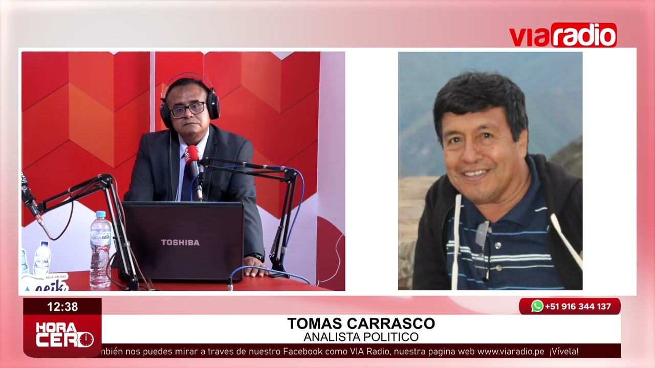 Entrevista a Tomás Carrasco – Analista Político. Entrevista a Tomás Carrasco – Analista Político.