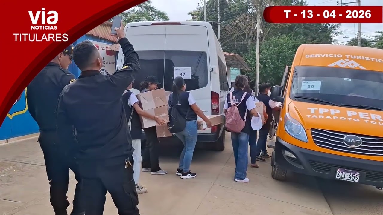 Titulares 13 de abril del 2026 – VIA Noticias de Tarapoto Titulares 13 de abril del 2026 – VIA Noticias de Tarapoto