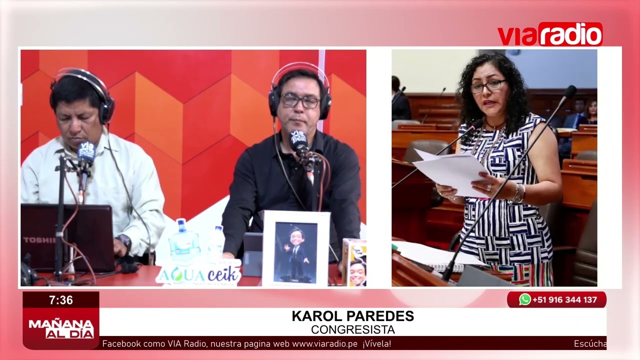 Congresista Karol Paredes desmiente que hayan intervenido a una supuesta hermana Congresista Karol Paredes desmiente que hayan intervenido a una supuesta hermana