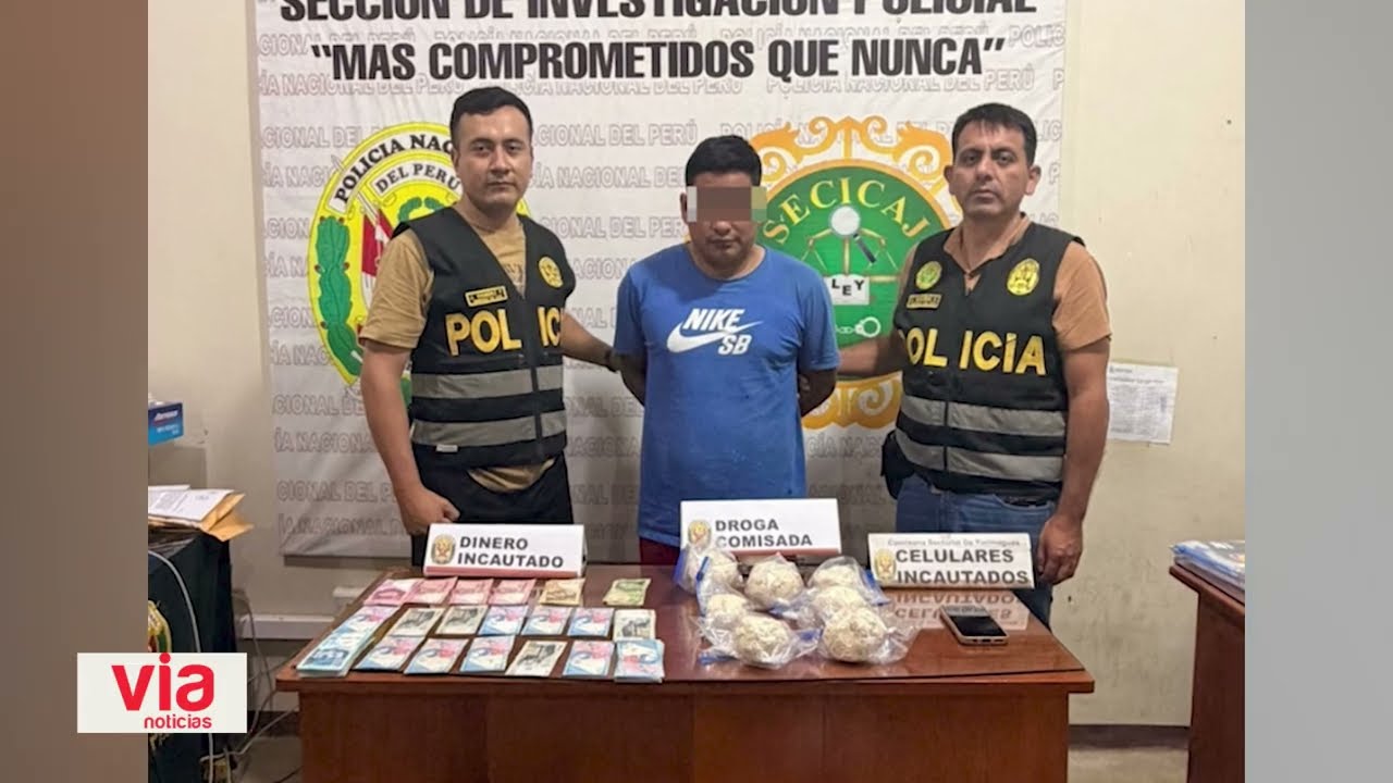 Policía incauta más de dos kilos de PBC y más de 10 mil soles Policía incauta más de dos kilos de PBC y más de 10 mil soles