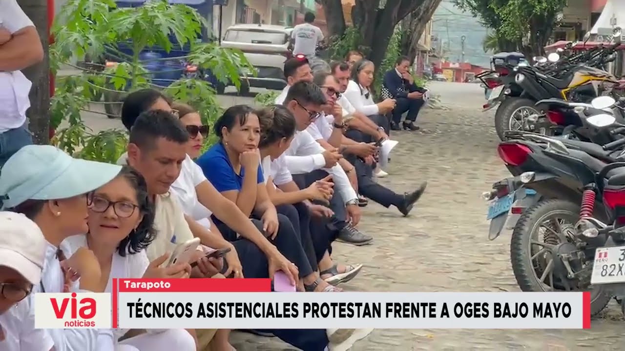 Técnicos asistenciales protestan frente a OGESS Bajo Mayo Técnicos asistenciales protestan frente a OGESS Bajo Mayo