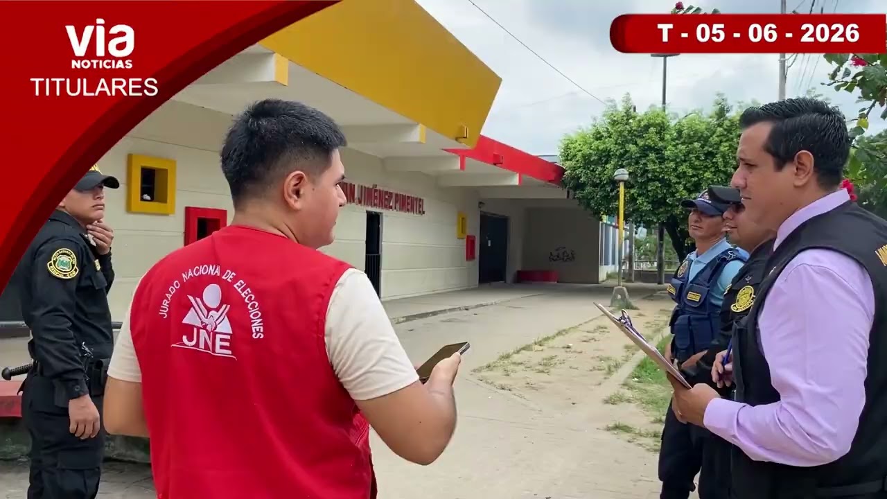 Titulares 05 de junio de 2026 – VIA Noticias de Tarapoto Titulares 05 de junio de 2026 – VIA Noticias de Tarapoto