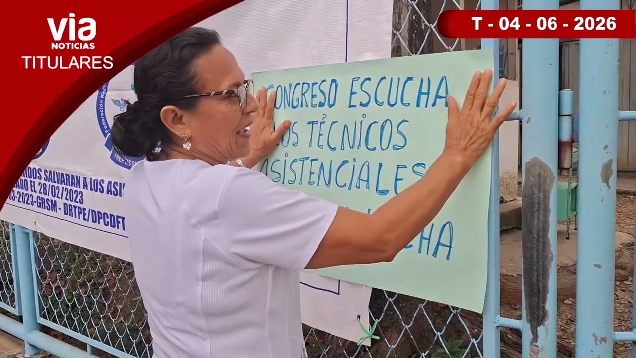 Titulares jueves 04 de junio de 2026 – VIA Noticias de Tarapoto Titulares jueves 04 de junio de 2026 – VIA Noticias de Tarapoto