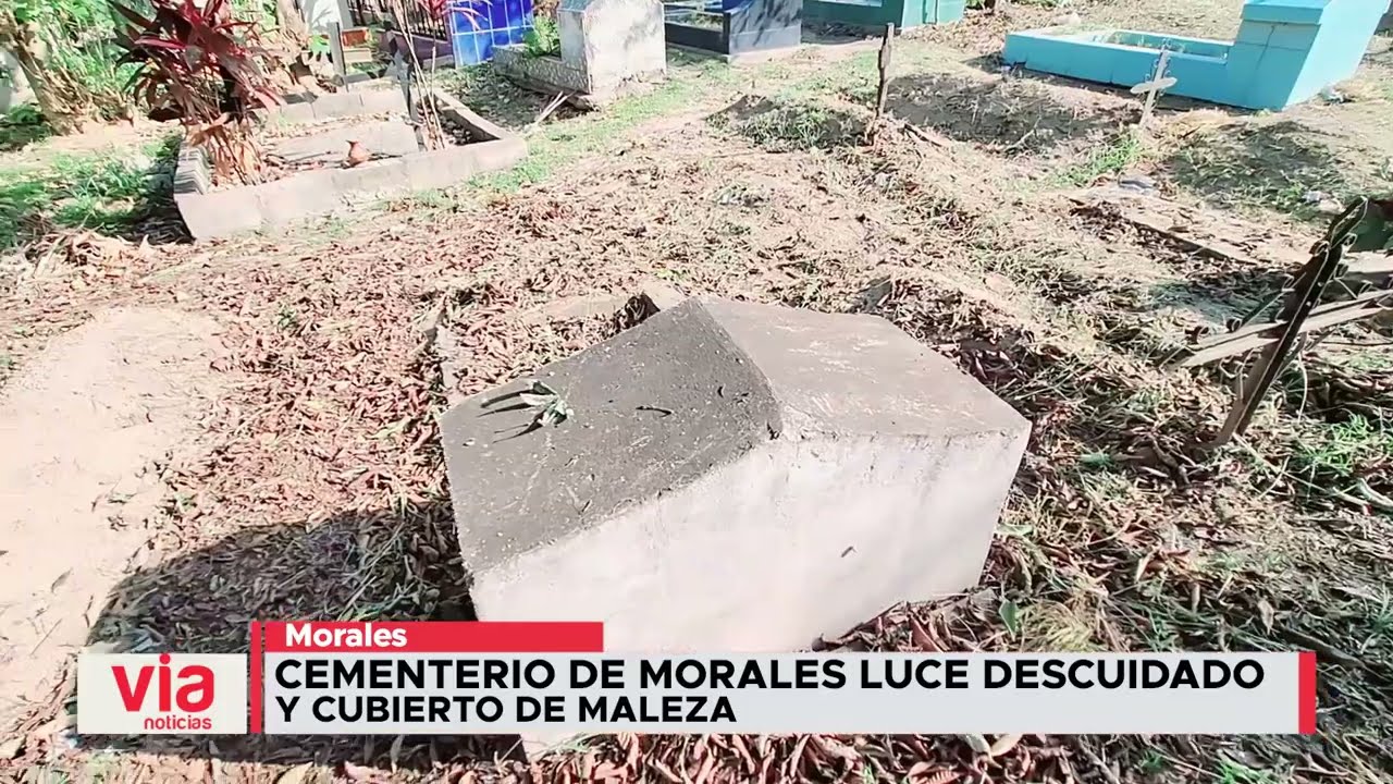 Cementerio de Morales luce descuidado y cubierto de maleza Cementerio de Morales luce descuidado y cubierto de maleza