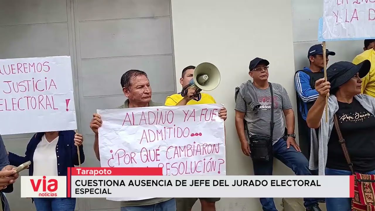 Cuestiona ausencia de jefe del Jurado Electoral Especial Cuestiona ausencia de jefe del Jurado Electoral Especial