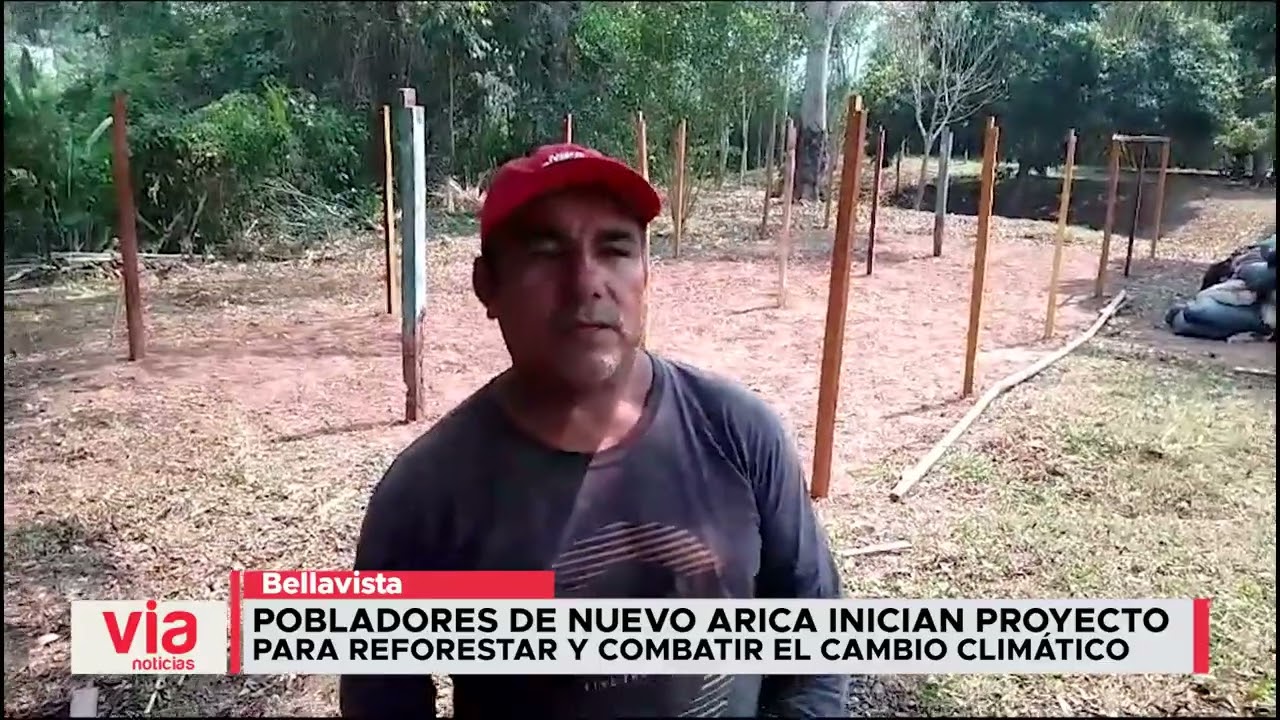Pobladores de Nuevo Arica inician proyecto para reforestar y combatir el cambio climático Pobladores de Nuevo Arica inician proyecto para reforestar y combatir el cambio climático